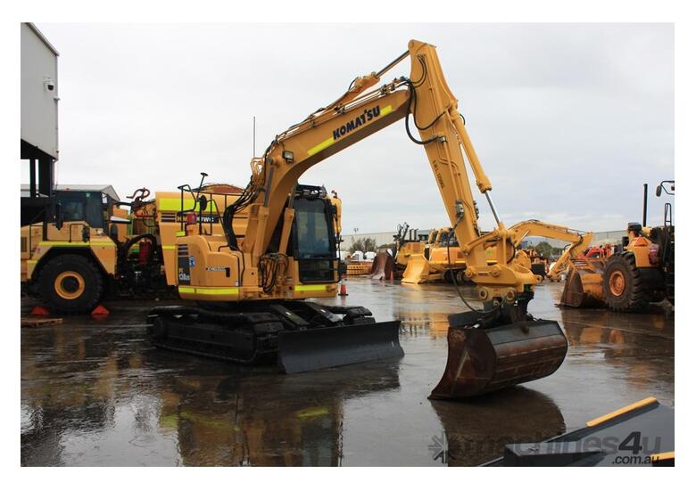 caption 2017 KOMATSU PC138US_8 Mini Excavator