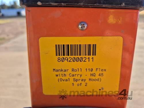 Mankar Roll Two 110 Flex with Carry - HQ 45 -Oval Spray Hood