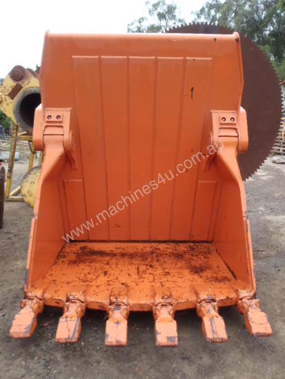caption Hitachi EX400 Bottom Dump Rock Bucket