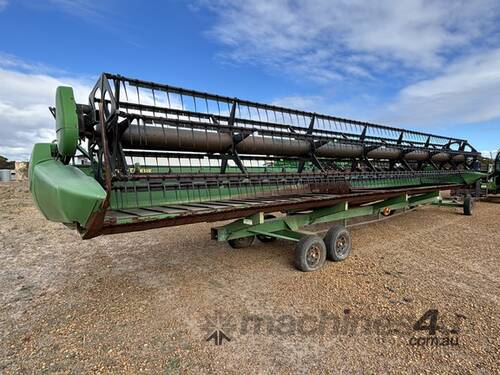 caption 2009 John Deere 635D Combine Platforms