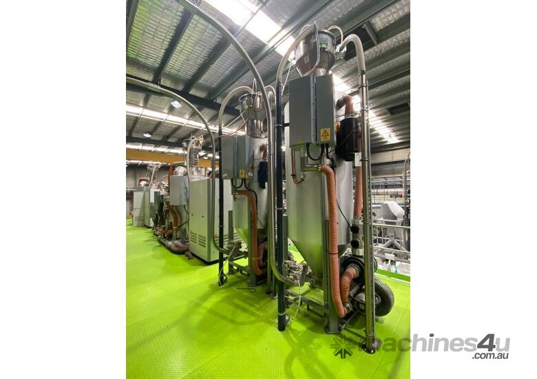 caption Raw Material Loading / Drying / Dehumidfying System