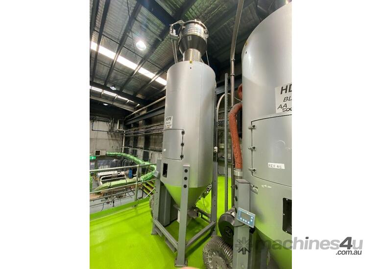 caption Raw Material Loading / Drying / Dehumidfying System