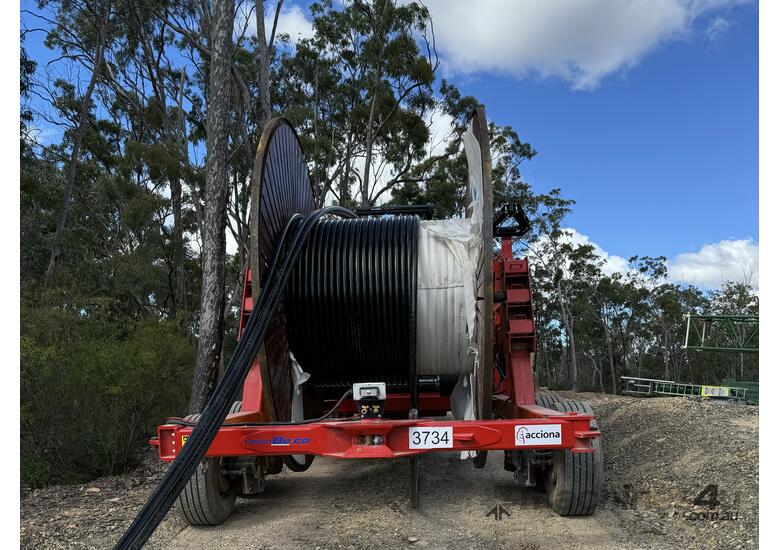 20T Advanced Cable Trailer/Jinker (Road Train) - Easy to load and rapid deployment.