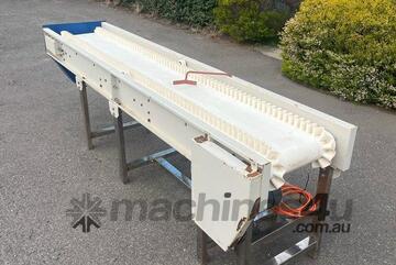 Rubber Conveyor with Corrugated Sidewall - 2.85m