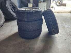 Qty of 4 LT265/75R16 Tyres on Rims - picture0' - Click to enlarge