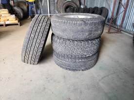 Qty of 4 LT265/75R16 Tyres on Rims - picture1' - Click to enlarge