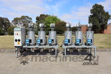 Multi-Hopper 6 Hopper Plastic Dehumidifier Dryer System - Piovan