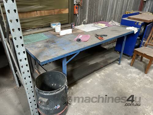 2x Steel Work Benches