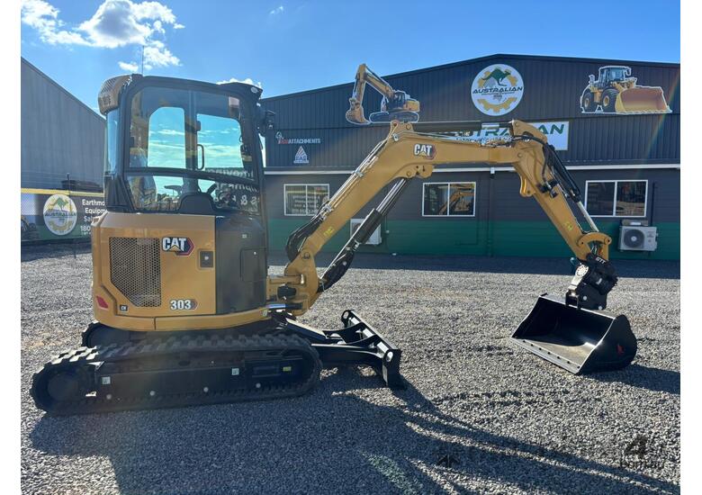 2024 Caterpillar 303CR Rubber Tracked Mini Excavators, Compact and Versatile!