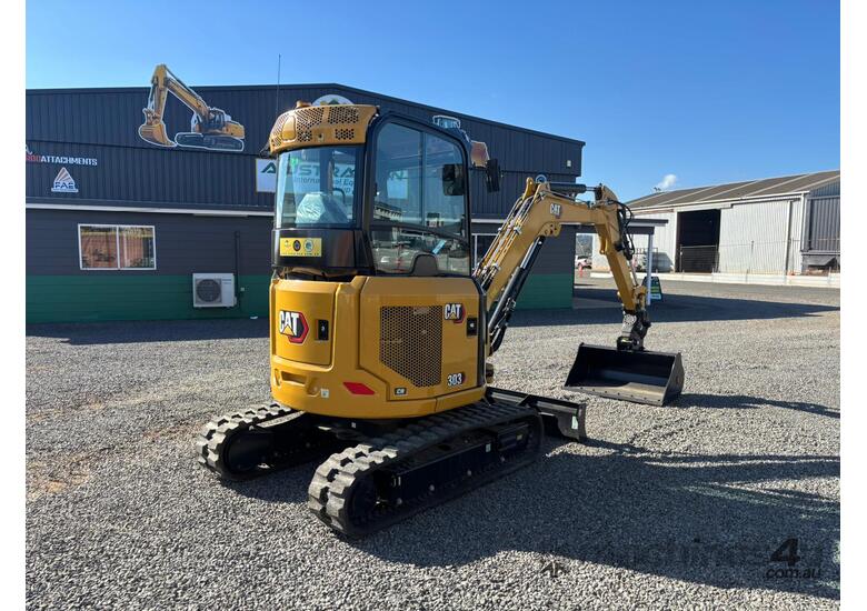 2024 Caterpillar 303CR Rubber Tracked Mini Excavators, Compact and Versatile!