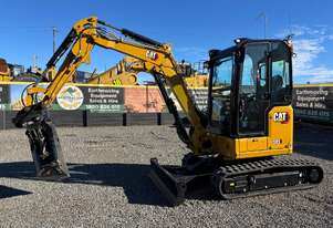 2024 Caterpillar 303CR Rubber Tracked Mini Excavators, Compact and Versatile!