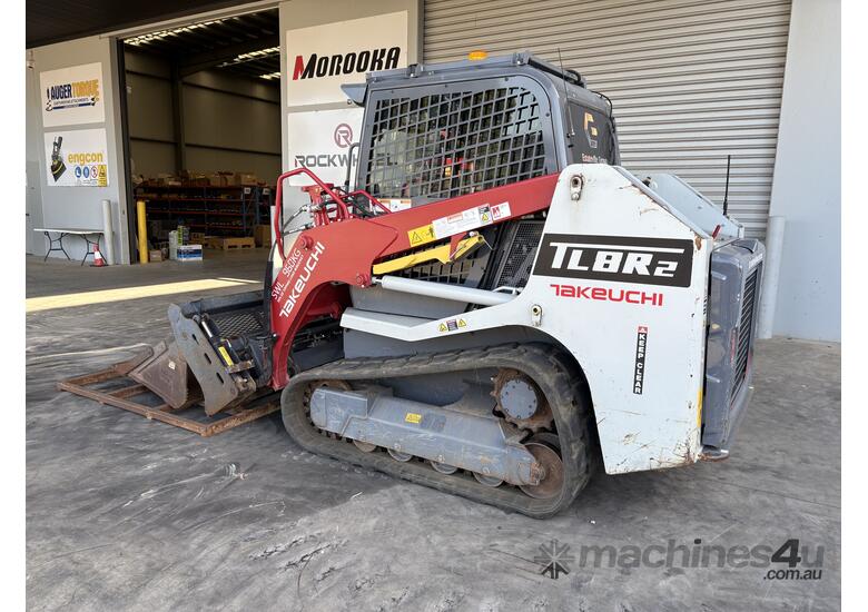 caption Takeuchi TL8R2 Skid Steer Loader - Near New Condition!