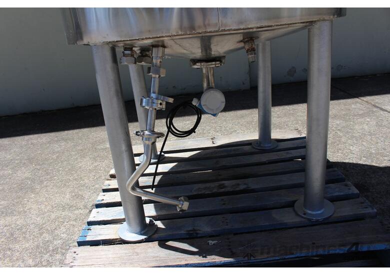 caption Stainless Steel Jacketed Mixing Tank