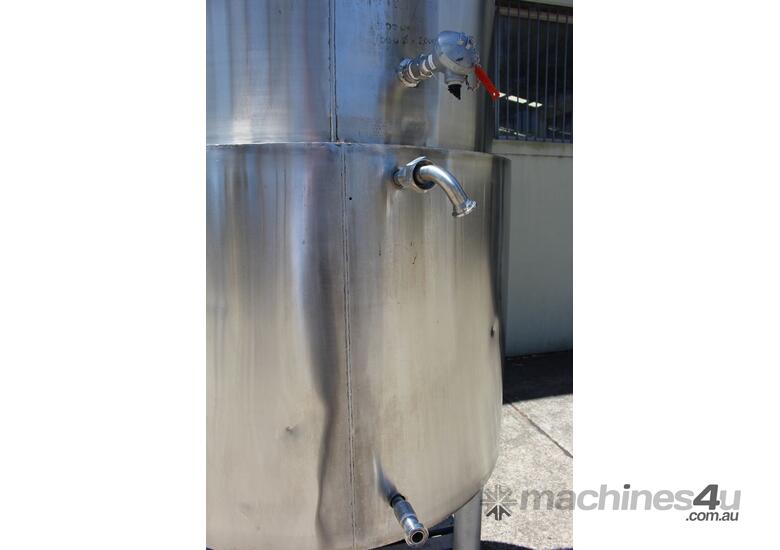 caption Stainless Steel Jacketed Mixing Tank