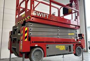 Swift 26Ft Electric Scissor Lift with Outriggers