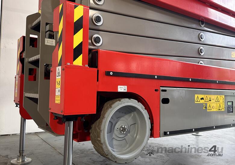 Swift 26Ft Electric Scissor Lift with Outriggers image 2