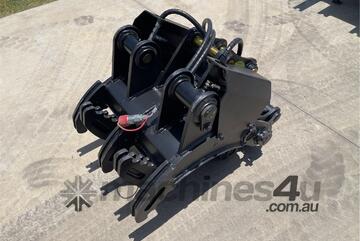 Dual Ram Hydraulic Grapple Attachment to Suit 3T Excavator