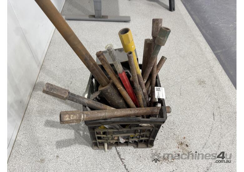 caption Box of Miscellaneous Core Drill Bits
