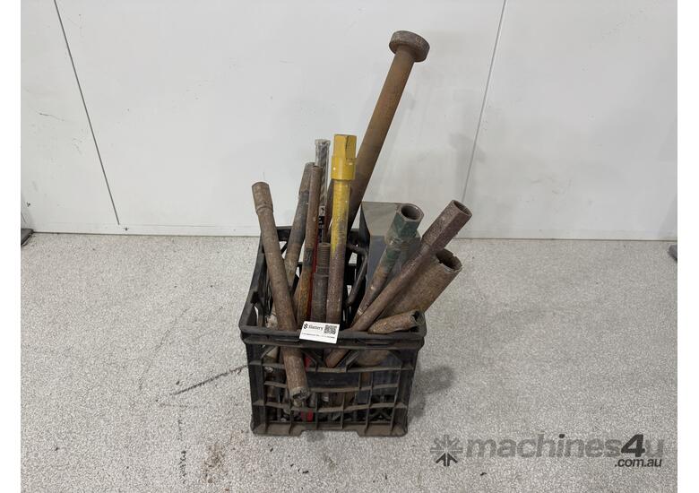caption Box of Miscellaneous Core Drill Bits