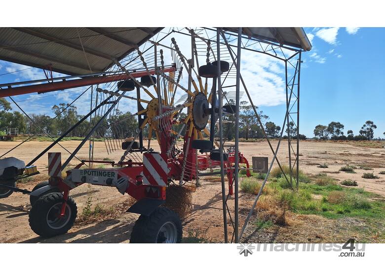 caption 2018 Pottinger TOP762C Trailed Double Rotary Rake
