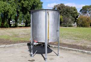 Open Top Stainless Steel Tank - 1300L