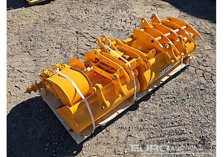 Unused Captok Qty (7 of), Rake, Ripper, Auger, 12