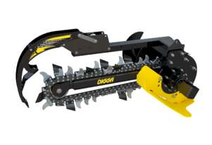 Digga BIGFOOT Trencher - up to 900mm Dig Depth | 200mm DIGGATAC Hard Digging System Chain