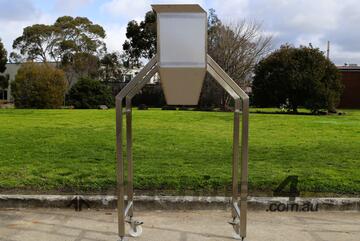 Stainless Steel Hopper - 700 x 400mm Opening