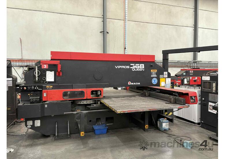 caption 1987 Amada Vipros 368 Queen CNC Turret Punch Press - Dandenong VIC