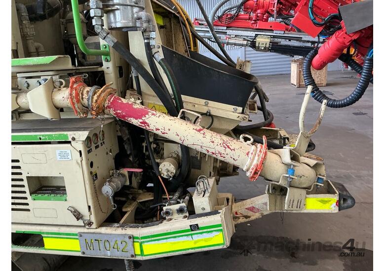 caption 2023 Normet Underground Shotcrete Sprayer