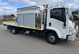 Truck Isuzu FRR500 Ex-govt 2011 205HP Auto with 1250kg Kevick Crane + remote 198851km 1DQM024 SN1791