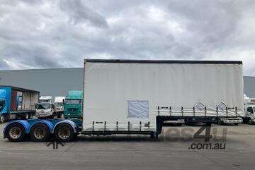 2008 Vawdrey VB S3 Tri Axle Drop Deck Curtainside A Trailer 2008 Vawdrey VB S3 Tri Axle Drop Deck Curtainside A Trailer
