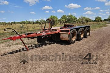 TriStar Tri-Axle Dolly Airbag Suspension, Side Tipper Ready