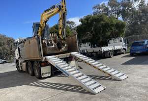 3m - 8Tonne Heavy Duty Steel Track,Rubber Pads on steel,Rubber Track & Rubber Tyre Machinery Loading