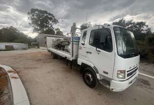 Mitsubishi Kerb Machine and Fuso Truck
