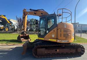 Excavator Case CX145CR 14 tonne 2016 Push Blade A/C rubber pads 6954hrs