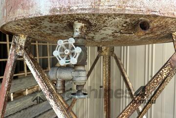Metal Fuel storage Tank on Stand