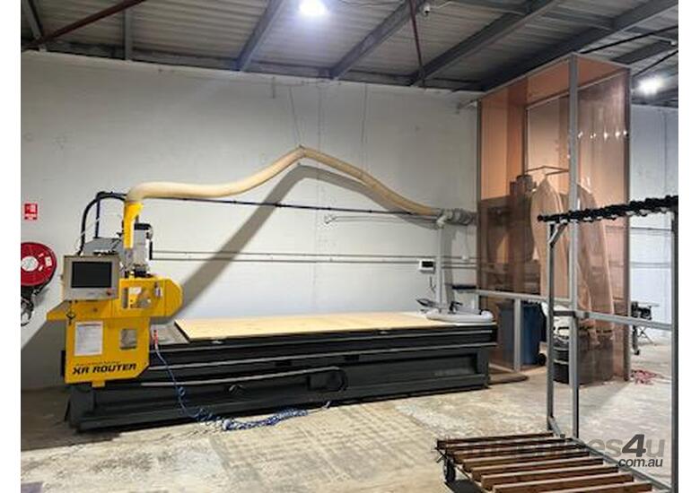 Flat bed CNC Router with Extractor. Highest quality, Australian made, ART XR with all tooling