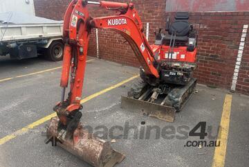 2017 Kubota U17-3 rubber tracked mini excavator