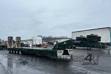 2007 MTE 5 Row of 8 Swing Wing Low Loader Trailer