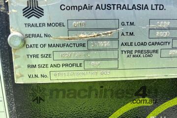 2024 Compair C110 Air Compressor (Trailer Mounted)