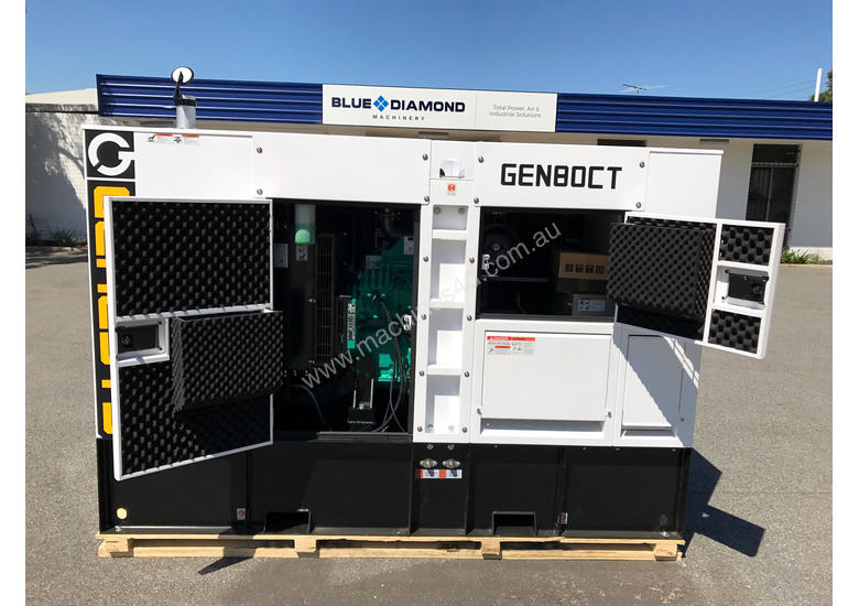 Click to view full size photos Generator 80 KVA Cummins Diesel 415V W / Stanford Alternator / Perkins