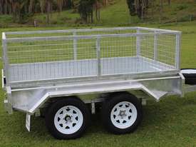 NEW OZZI TRAILER  Box Trailer Tandem Axle  8x5 Free spare tyre / free jockey wheel / free cage - picture1' - Click to enlarge
