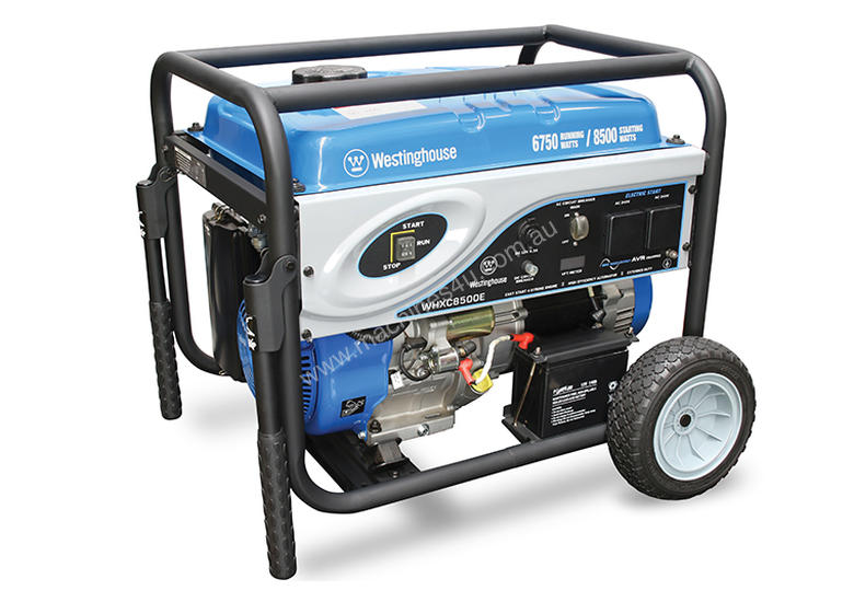 caption WESTINGHOUSE 10.6kVA Max Generator (Model: WHXC8500E)