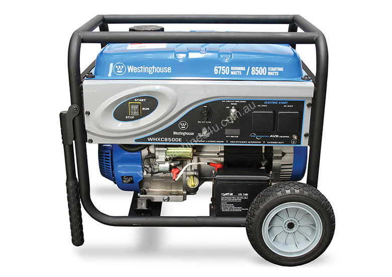 caption WESTINGHOUSE 10.6kVA Max Generator (Model: WHXC8500E)