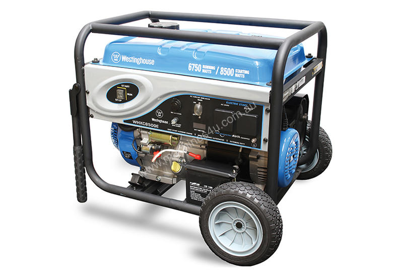 caption WESTINGHOUSE 10.6kVA Max Generator (Model: WHXC8500E)