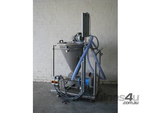 Stainless Volumetric Cavity Pump with Jacketed Hopper Mixer