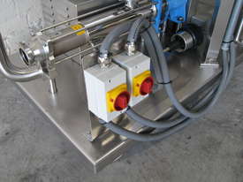 Stainless Volumetric Cavity Pump with Jacketed Hopper Mixer - picture0' - Click to enlarge
