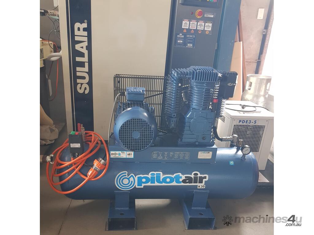 Used pilotair PILOT K30 K50 Silent PROAIR 10hp CHAMPION Ci40 4kw BOGE 7