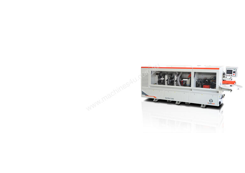 caption Toughcut 500 edgebander Pre Milling & Corner Rounding